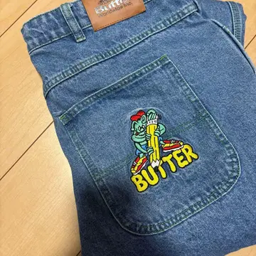 Butter goods 배기 데님 팬츠 34 버터굿즈
