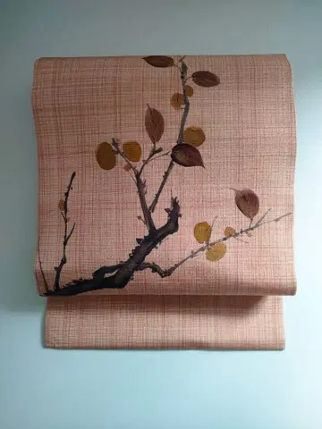 나고야 오비 시오제 나무 열매 베이지 브라운 계열