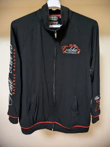 GOTCHA 블랙 풀 지퍼 자켓