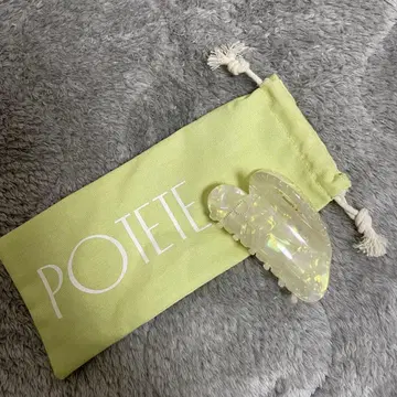 POTETE 포테테 하트 클립 화이트