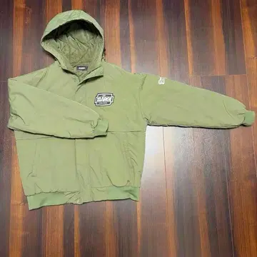 XLARGE 후드 부착 자켓 그린