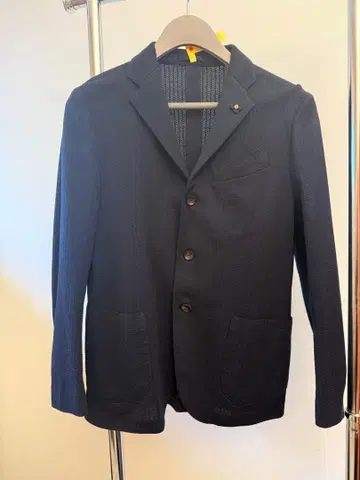 LARDINI 테일러드 자켓 네이비 72