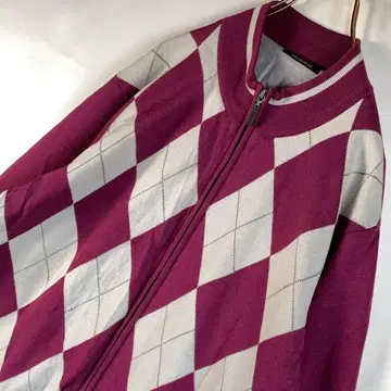 애쉬워스 스니드 잭 울 니트 스웨터 아가일 L 사이즈