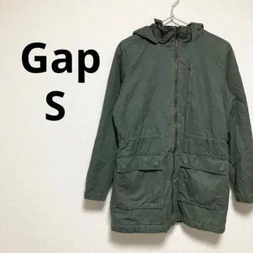 GAP 남성용 밀리터리 코트 점퍼 카키 롱 S