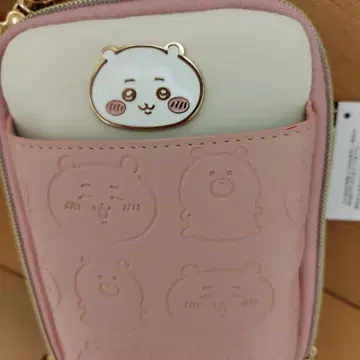 치이카와 스마트폰 숄더백 핑크