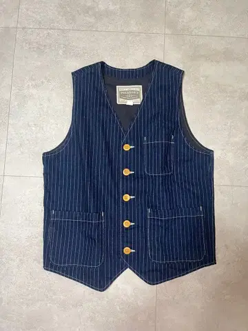 PHERROW'S 스트라이프 베스트 사이즈 40