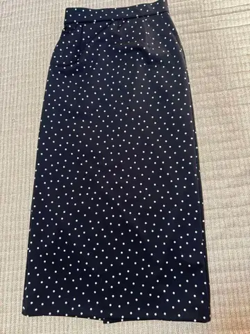 RIVEDROIVE 블랙 도트 무늬 타이트 스커트 36 사이즈