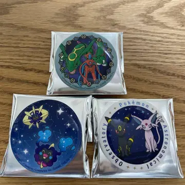 포켓몬 천문학 캔뱃지 세트