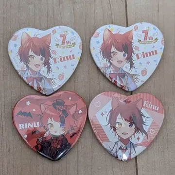 스토푸리 리이누 하트형 캔뱃지