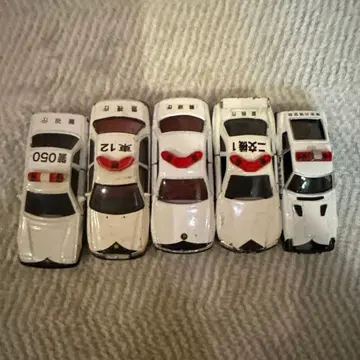 경찰차 미니카 세트 화이트