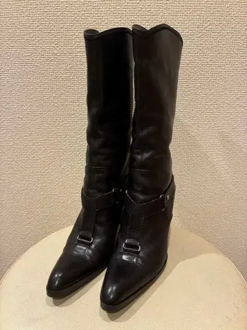 Sergio rossi 세르지오 로시 미들 기장 블랙 부츠