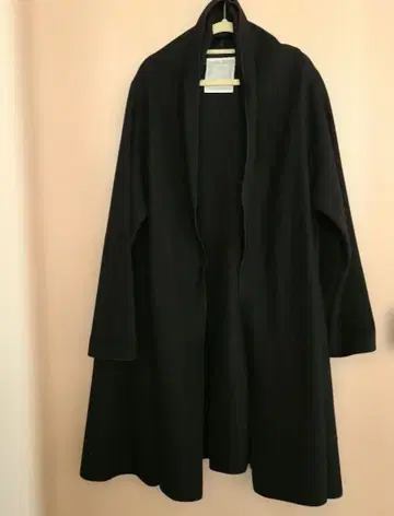 BEARDSLEY 압축 울 하오리 코트 코디건 블랙