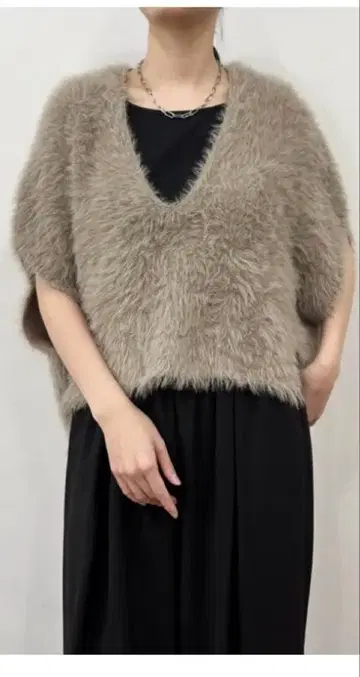 siro de labonte 숏 베스트 베이지 택 포함 새상품