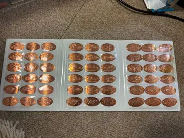 디즈니 수베니어 메달 45개 묶음 판매