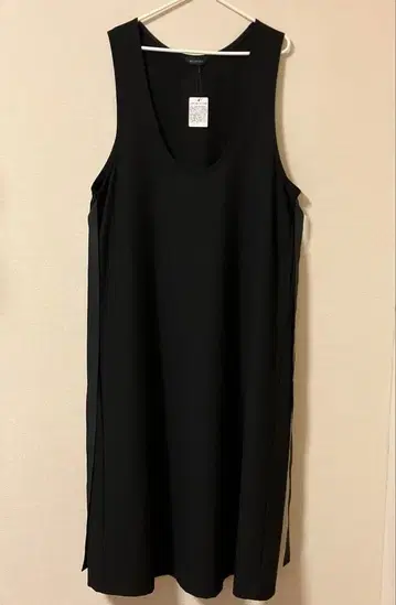 INGEBORG 블랙 오버롤 스커트