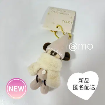 도쿄 디즈니 리조트 크리스마스 리루리루 봉제 인형 참 화이트