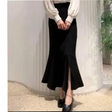 스나이델 머메이드헴 스커트 블랙 M