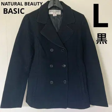 NATURAL BEAUTY BASIC 피코트 [ L 사이즈 ] 블랙