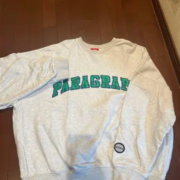 Paragraph 그레이 맨투맨 트레이닝복