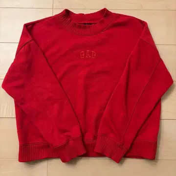 GAP 레드 맨투맨 M 사이즈