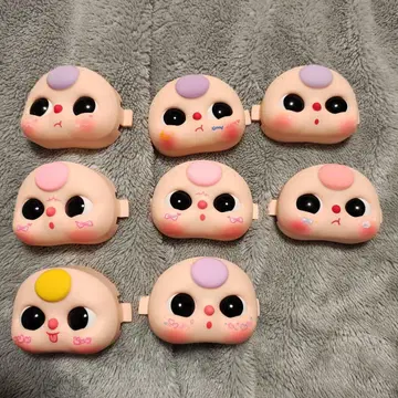 babythree 베비스리 커스텀 인형 얼굴 부품 8개 세트 덤 포함