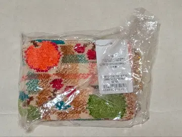 2 라브라리 바이 페이 레트로 후르츠 체크 키 & 카드 파우치 베이지