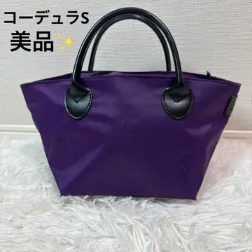 새상품급 에르베샤 펠리에 토트백 가죽 핸들 보트형 나일론 양 택