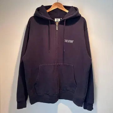 creativedrugstore 로고 집 후디 L