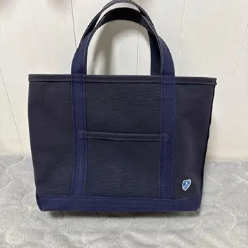 오르치발 네이비 토트백 엠블럼 로고