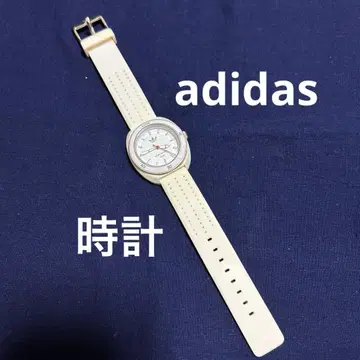 adidas 스탠스미스 화이트 실리콘 시계 배터리 방전