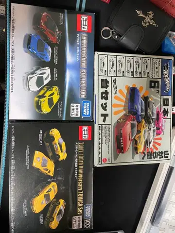 토미오카와 핫휠 모델 3상자