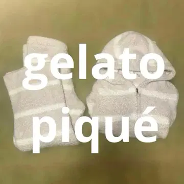 gelato pique 제라피케 모코모코 룸웨어 핑크 보더