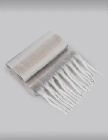 [ 새상품 ] 머플러 한국 노움코어 캐주얼 시티 화이트 베이지