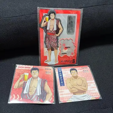 괴수 8호 아크릴 스탠드 히비노 카프카 극락탕 유카타 새상품