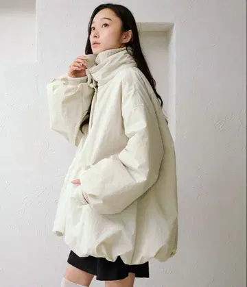 아프레 주르 클레어 벌룬 충전솜 아우터