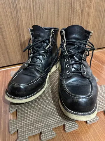 Red Wing 블랙 워크 부츠