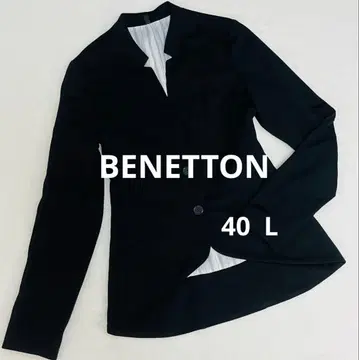 [ 베네통 ] BENETTON 자켓 40 L 블랙