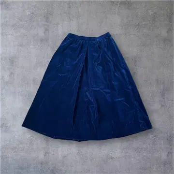 DANAPARIS 90's 벨로아 스커트 숏 vintage 블랙 S