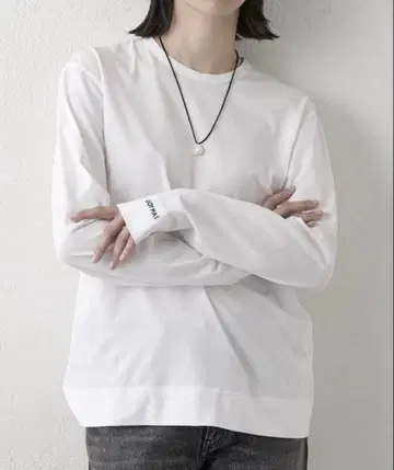 새상품급 Whim Gazette GEMINI 로고 자수 풀오버 상의