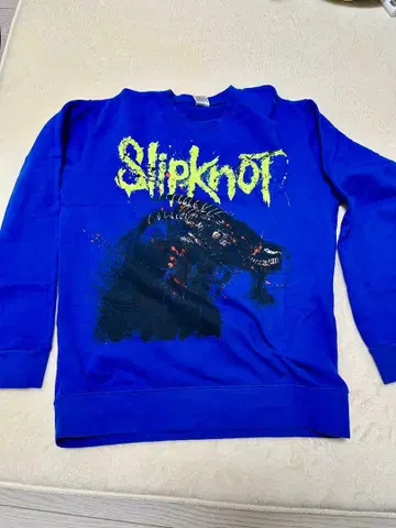 slipknot 슬립낫 맨투맨 다크 네이비 파랑