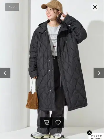 TAION x FREAK'S STORE/별주 퀼트 롱 다운