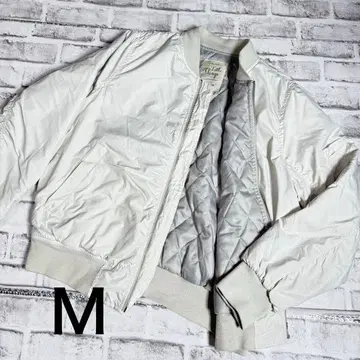 studio CLIP 퀼팅 안감 라이트 아우터 M 화이트