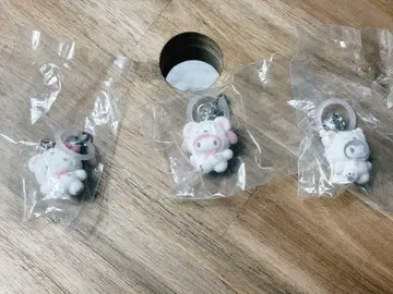 산리오 메지루시 액세서리 복슬복슬 스노우 3개 세트