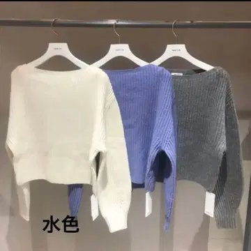 프레이 아이디 숏 루즈 풀오버 니트 크롭 기장