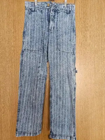 멜 히코리 배기 청바지