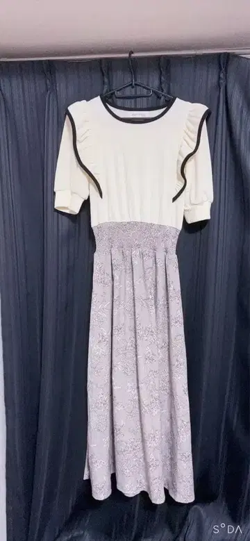 pumpkin port 원피스 꽃무늬 반팔 여성용