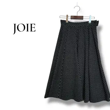 [ 조아 ] JOIE S 도트 무늬 플레어 스커트