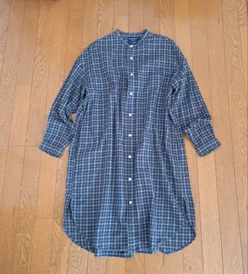 짐플렉스 체크 롱 셔츠