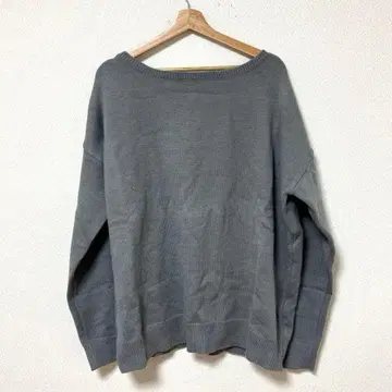 미사용 새상품 그레이 오버 사이즈 니트 스웨터 5XL