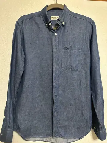 Lacoste 다크 블루 데님 셔츠